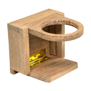 Whitecap Teak Folding Drink Holder - TRAPSKI
