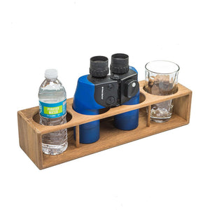 Whitecap Teak Four Insulated Drink/Binocular Rack - TRAPSKI