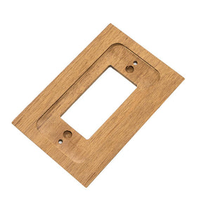 Whitecap Teak Ground Fault Outlet Cover/Receptacle Plate - TRAPSKI