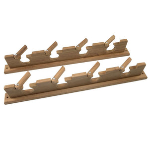 Whitecap Teak Lock-In Four-Rod Storage Rack - TRAPSKI