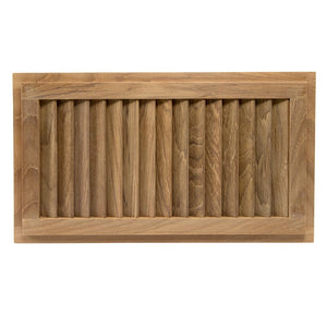 Whitecap Teak Louvered Insert - 16" x 9-1/8" x 3/4" - TRAPSKI