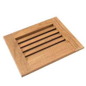 Whitecap Teak Louvered Insert - 7-1/2" x 9-1/8" x 3/4" - TRAPSKI