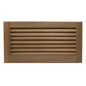 Whitecap Teak Louvered Insert - 9-3/8" x 18" x 3/4" - TRAPSKI