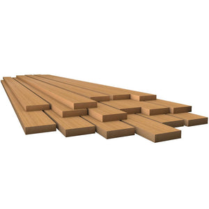 Whitecap Teak Lumber - 7/8" x 3-3/4" x 12" - TRAPSKI
