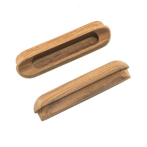 Whitecap Teak Oblong Drawer Pull - 4-1/16"L - 2 Pack - TRAPSKI