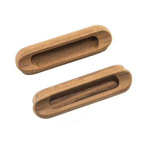 Whitecap Teak Oblong Drawer Pull - 4-1/16"L - 2 Pack - TRAPSKI