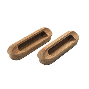 Whitecap Teak Oblong Drawer Pull - 4-1/16"L - 2 Pack - TRAPSKI