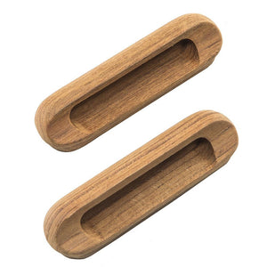 Whitecap Teak Oblong Drawer Pull - 4-1/16"L - 2 Pack - TRAPSKI