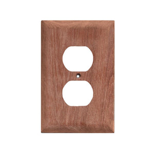 Whitecap Teak Outlet Cover/Receptacle Plate - TRAPSKI