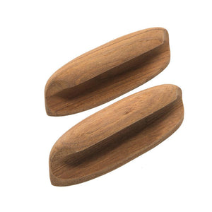 Whitecap Teak Oval Drawer Pull - 4"L - 2 Pack - TRAPSKI