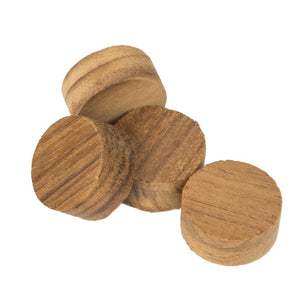 Whitecap Teak Plug - 1" - 20 Pack - TRAPSKI