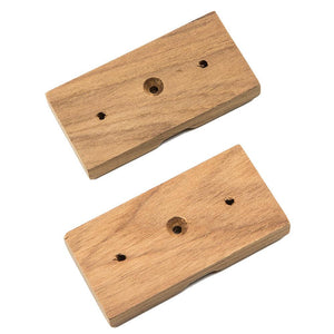 Whitecap Teak Rod Storage Rack Mounting Brackets - Pair - TRAPSKI
