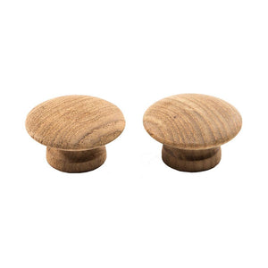 Whitecap Teak Round Drawer Knob - 2" - 2 Pack - TRAPSKI