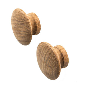 Whitecap Teak Round Drawer Knob - 2" - 2 Pack - TRAPSKI