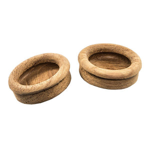 Whitecap Teak Round Drawer Pull - 1-3/8" Round - 2 Pack - TRAPSKI