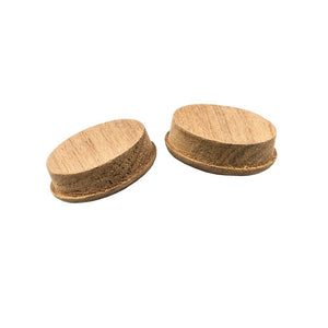 Whitecap Teak Round Drawer Pull - 1-3/8" Round - 2 Pack - TRAPSKI