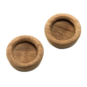 Whitecap Teak Round Drawer Pull - 1-3/8" Round - 2 Pack - TRAPSKI