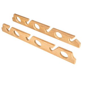 Whitecap Teak Six-Rod Storage Rack - Pair - TRAPSKI