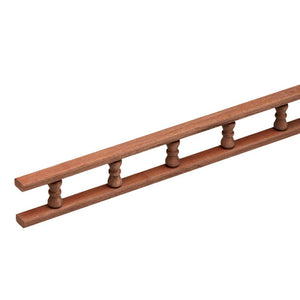 Whitecap Teak Standard Pin Rail - 5' - TRAPSKI