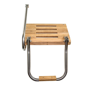 Whitecap Teak Swim Platform w/Ladder f/Outboard Motors - TRAPSKI
