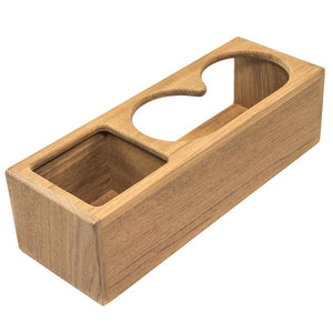 Whitecap Teak Two Insulated Drink/Binocular Rack w/Tray - TRAPSKI