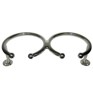Whitecap Top Mount Ring SS Cup Holder - 2-Drink - Base Mount - TRAPSKI