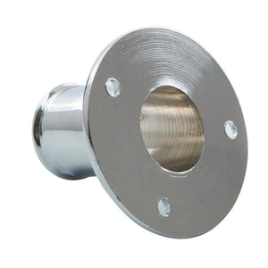 Whitecap Top-Mounted Flag Pole Socket CP/Brass - 1" ID - TRAPSKI