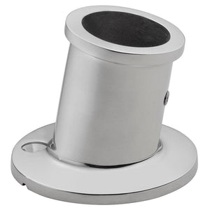 Whitecap Top-Mounted Flag Pole Socket - Stainless Seel - 1-1/4" ID - TRAPSKI