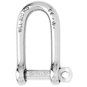 Wicahrd Self-Locking Long D Shackle - Diameter 5mm - 3/16" - TRAPSKI
