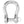 Wichard Captive Pin Bow Shackle - Diameter 6mm - 1/4