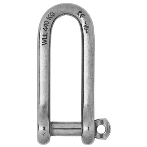 Wichard Captive Pin Long D Shackle - Diameter 4mm - 5/32" - TRAPSKI