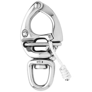 Wichard HR Quick Release Snap Shackle With Swivel Eye - 80mm Length - 3-5/32" - TRAPSKI