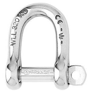 Wichard Not Self-Locking D Shackle - 14mm Diameter - 9/16" - TRAPSKI