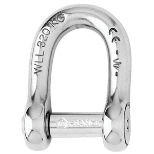 Wichard Self-Locking Allen Head Pin D Shackle - 10mm Diameter - 13/32" - TRAPSKI