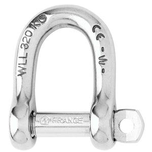 Wichard Self-Locking D Shackle - Diameter 4mm - 5/32" - TRAPSKI