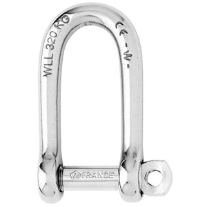 Wichard Self-Locking Long D Shackle - 10mm Diameter - 13/32" - TRAPSKI