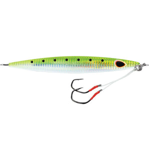 Williamson Kensaki 170 Jig - 6" - 6oz - UV Green Sardine Zebra - TRAPSKI