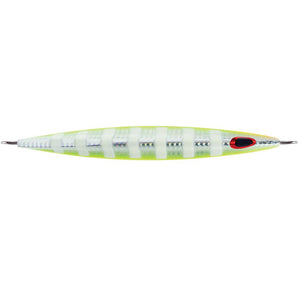 Williamson Kensaki 220 Jig - 6.75" - 7.75oz - UV Chartreuse Glow Zebra - TRAPSKI