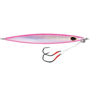 Williamson Kensaki 280 Jig - 7.25" - 9-7/8oz - Silver Pink Zebra - TRAPSKI