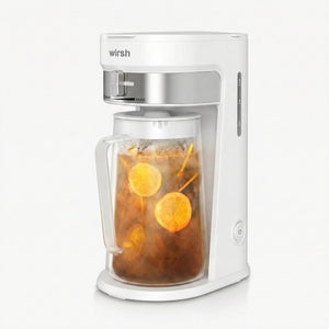 Wirsh Iced Coffee Maker, Iced Tea Maker with 85 Ounce Pitcher, Strength Control and Reusable Filter