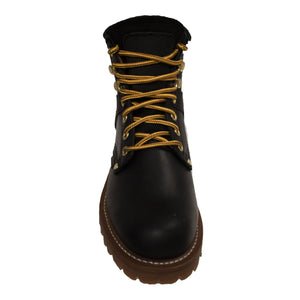 Women 6" Logger style, Black- 2439L - TRAPSKI
