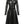 Women’s Black Leather Long Coat