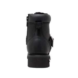 Women's 6" Black Lace Zipper Boot - 8143 - TRAPSKI