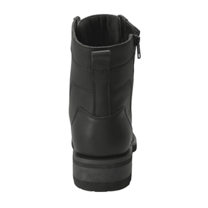 Women's 8" Zipper Biker Boot Black - 8650L - TRAPSKI