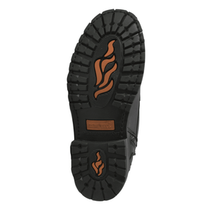 Women's 8" Zipper Biker Boot Black - 8650L - TRAPSKI