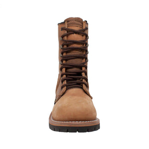 Women's Brown 9" Logger - 2427 - TRAPSKI