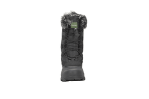Women's Lace Black Winter Boot - NH03-BK - TRAPSKI