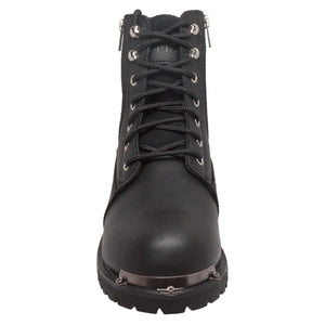 Womens 6' Reflective Double Zipper Biker Boot - 8787 - TRAPSKI