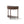Demi Lune Console Table with 2 Storage Drawers - White, Dark Gray, Dark Brown