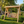 Wooden Porch Swing with Canopy